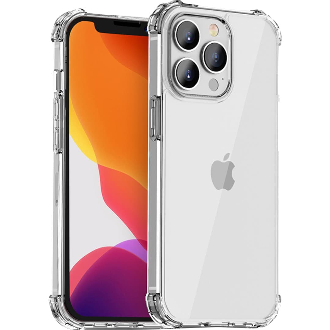 Husa de Protectie, Flippy, pentru Apple iPhone 12 Pro Max, din TPU, Antisoc, Protectie Colțuri, Rezistenta la Impact, Transparenta