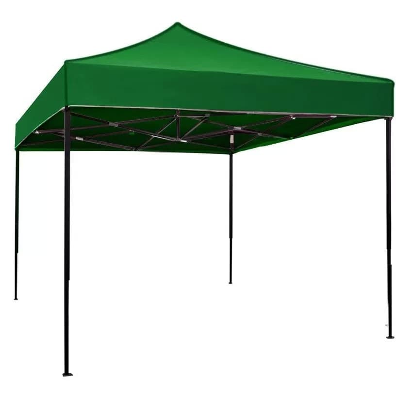 Cort pliabil pentru Evenimente, cadru metalic pentru curte si gradina, 2x3 m, Verde, Flippy