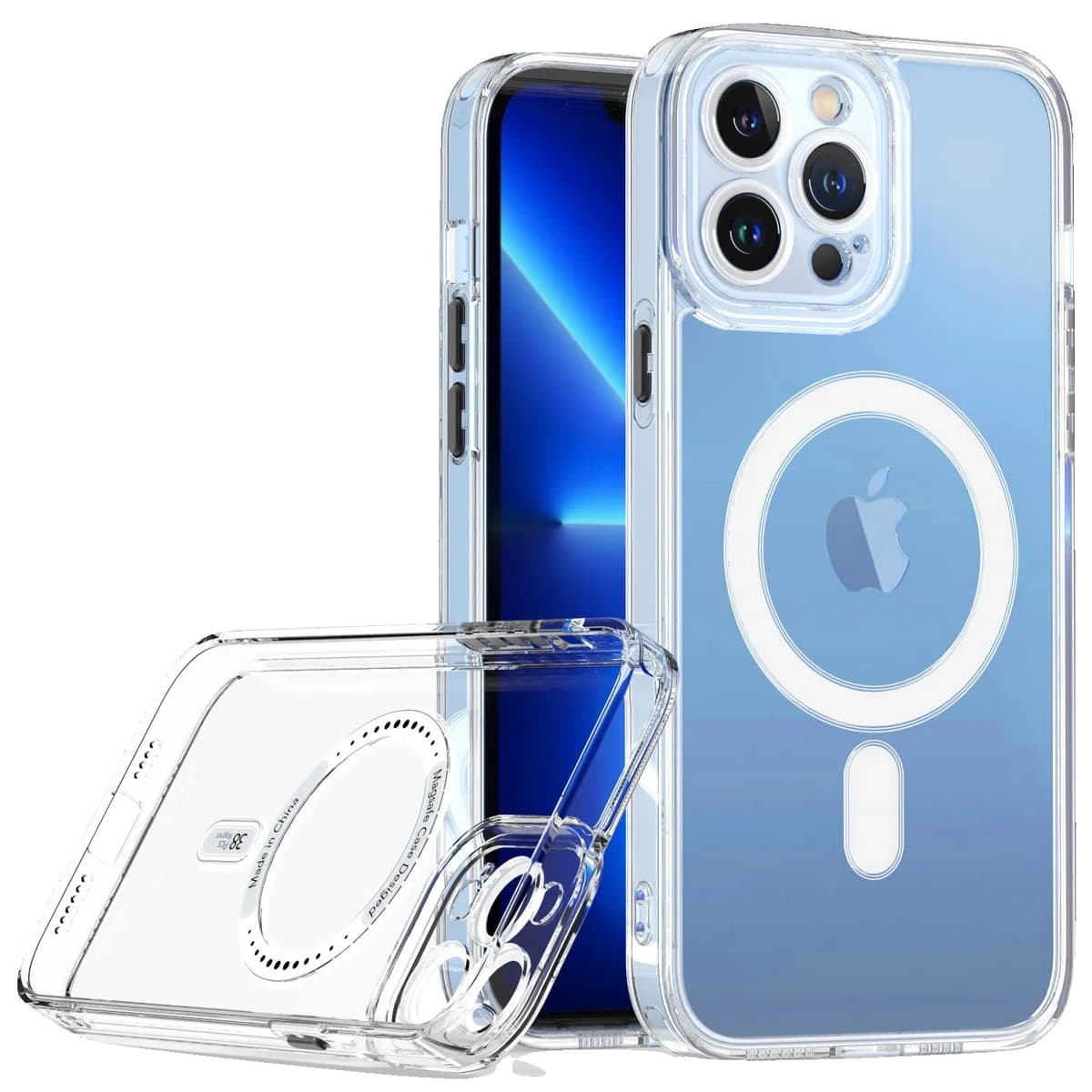 Husa de protectie, Flippy, iPhone 11 Pro, Transparenta, Compatibila cu incarcarea wireless MagSafe, Transparenta