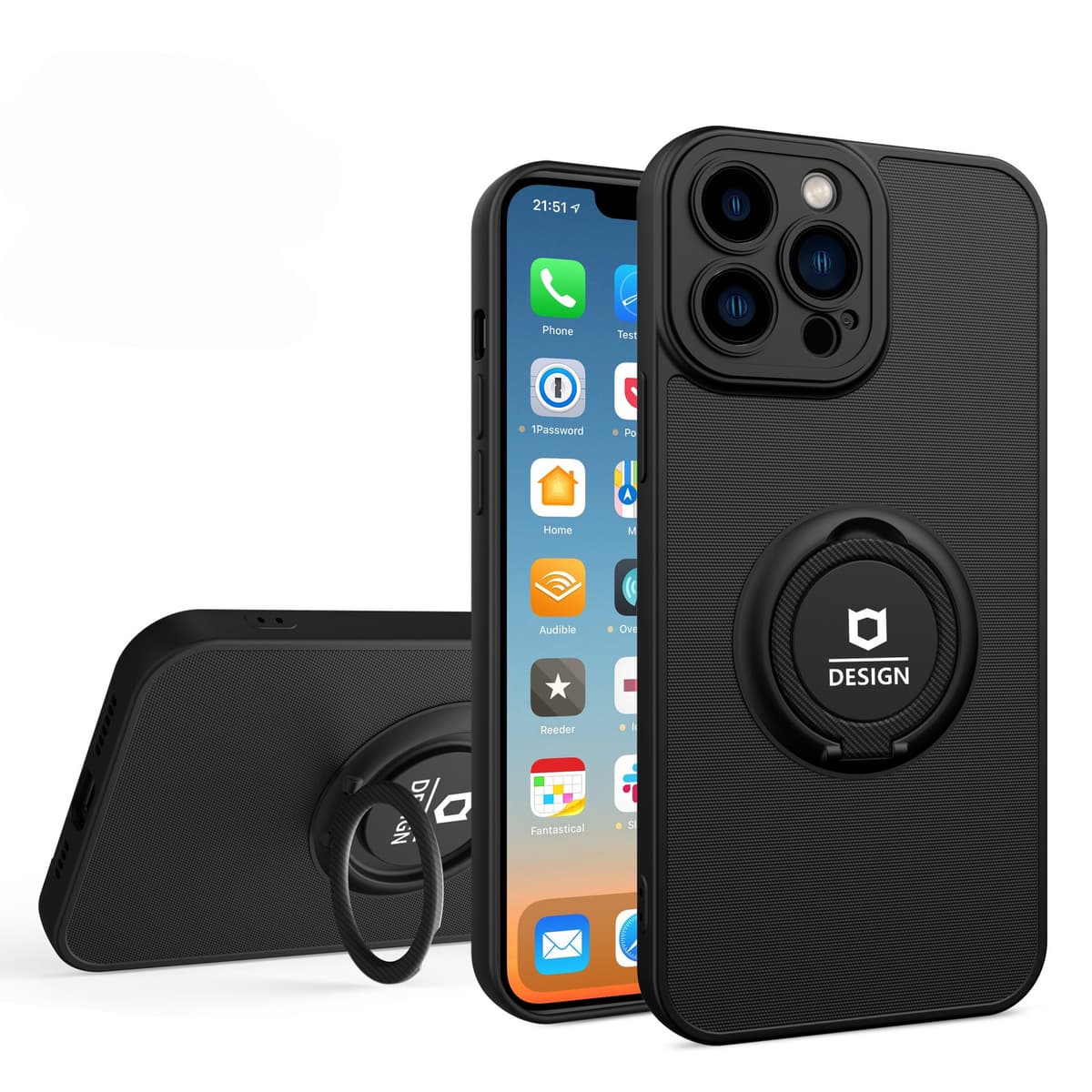 Husa Telefon Eagle Eye, Flippy, Compatibila Samsung A52 5G, cu Suport Auto Magnetic si Inel, Negru