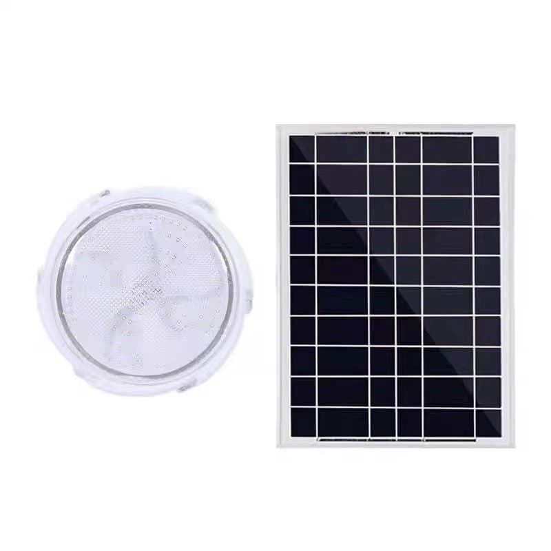 Plafoniera solara Flippy, 30W, diametru 145MM, cu telecomanda, lungime prelungitor 4.6 m, alb rece