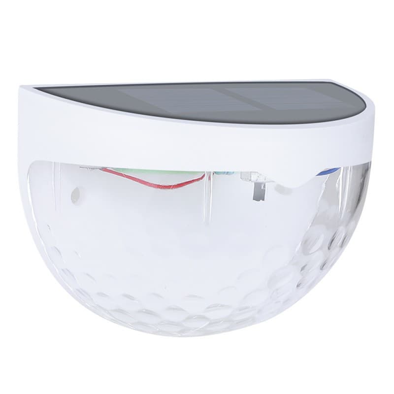 Set 2x Lampa solara de perete 6LED, Flippy, carcasa alba, lumina alb rece