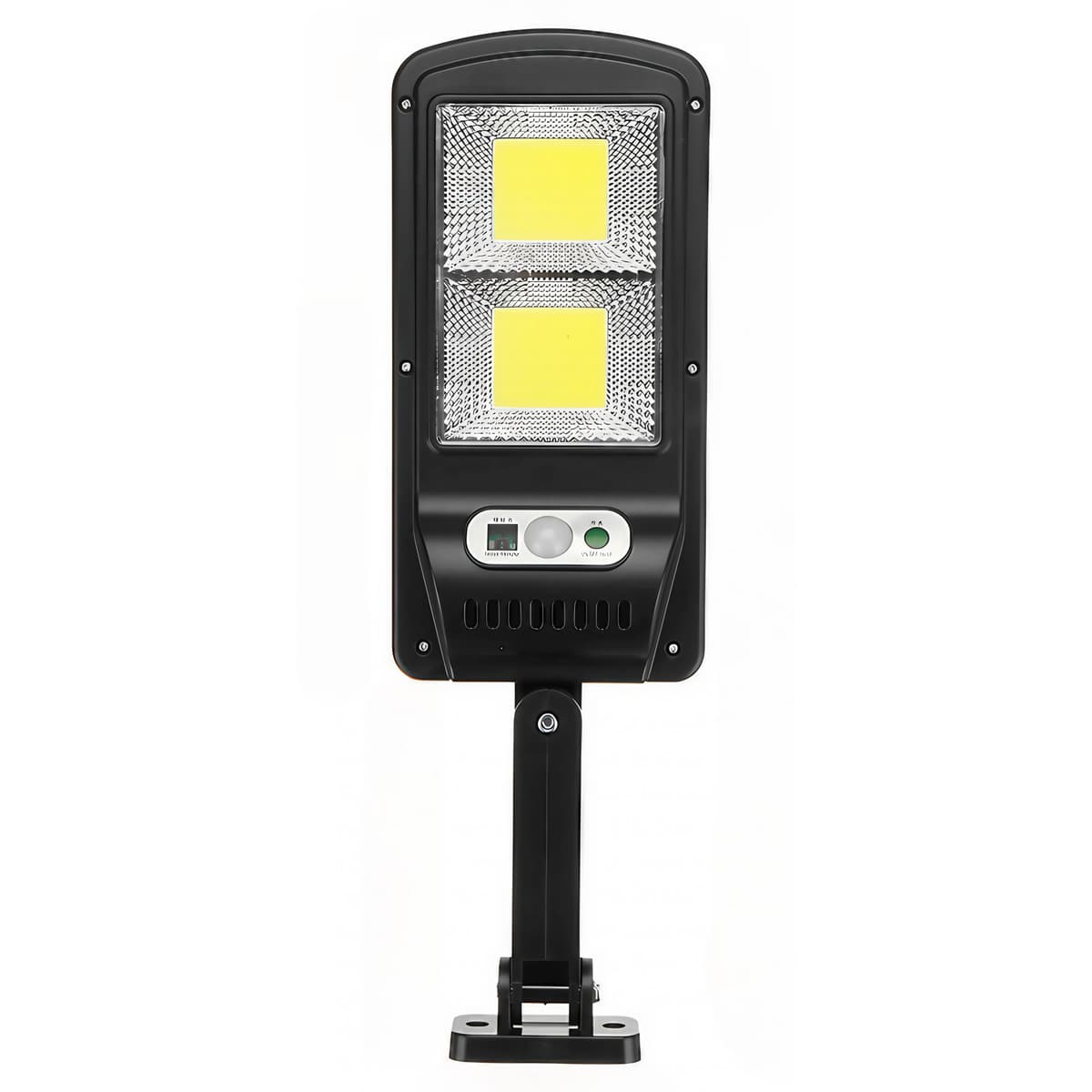 Lampă stradală solară Flippy, cu telecomandă, 36 cm x 11.5 cm, 108 COB LED, 2592 Lumeni, 21.6 W - echivalent 172 W bec