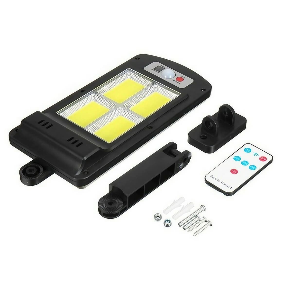 Lampa Solara De Exterior LED Flippy, 23 cm x 11.5 cm, 3072 Lumeni 128 COB LED 25.6 W - echivalent 205 W bec incadescent