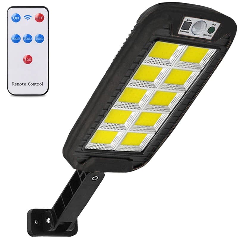 Lampa Solara De Exterior LED Flippy, 36 cm x 11.5 cm, kit montare inclus, 2880 Lumeni 120 COB LED 24 W - echivalent 192 W