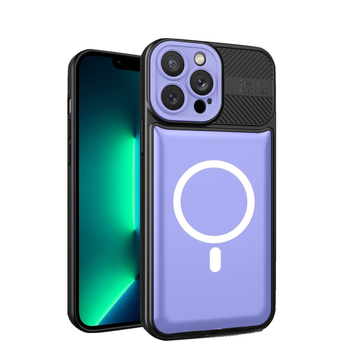 Husa Urban Armor pentru Samsung A54 5G Mov, Suport Auto Magnetic, Protectie Antisoc, Flippy
