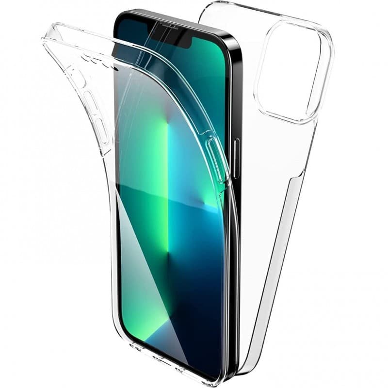 Husa de protectie Flippy 360 grade, PC+TPU+Folie policarbonat, pentru Samsung Galaxy A14 4G/5G , Transparent