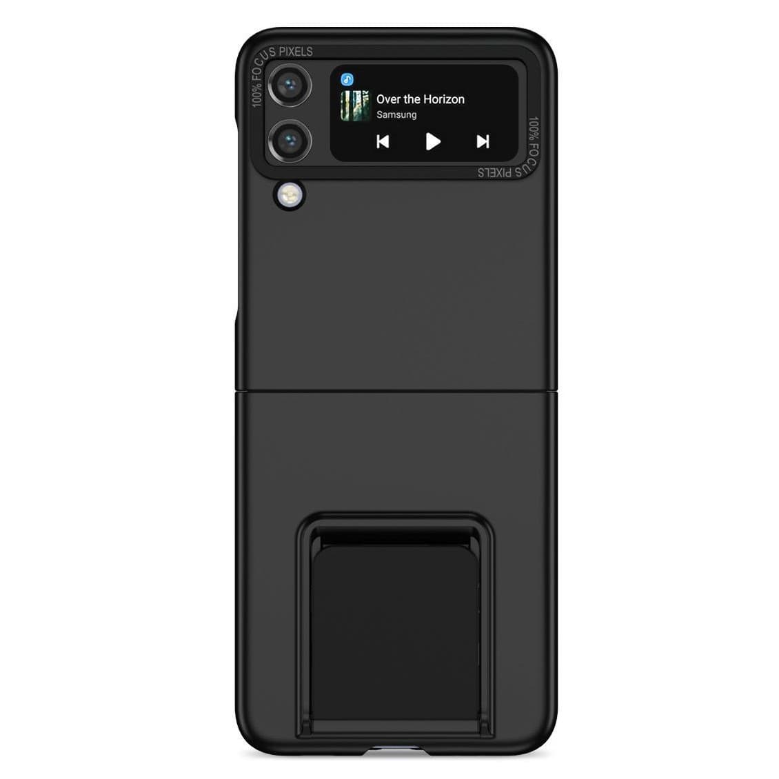 Husa de Protectie, Flippy, pentru Samsung Galaxy Z Flip 4 / Z Flip 4 5G, din PC, cu Pliere Tridimensionala, Multifunctionala, Neagra