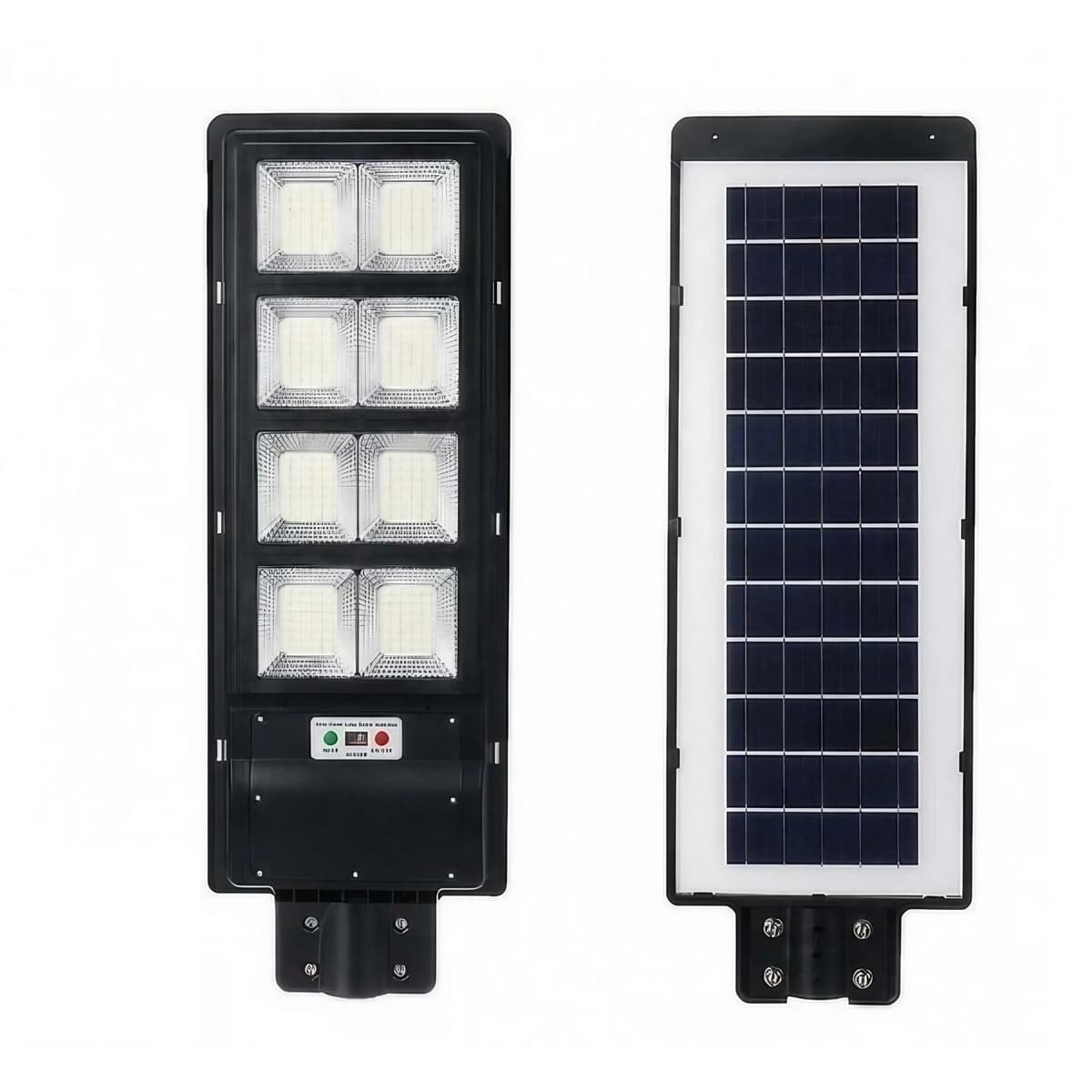 Lampa solara stradala Flippy, cu telecomanda, senzor de miscare si lumina, suport prindere, 180 LED-uri, IP65, ABS, 10AH