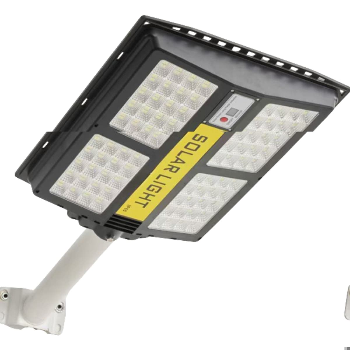 Lampa solara stradala Flippy, cu telecomanda, senzor de miscare si lumina, suport prindere, 280 LED-uri, IP65, ABS, 12AH