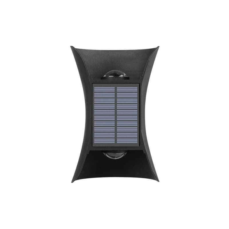 Lampa solara LED bidirectionala bicolora Flippy, comutator culoare led, IP65, rezistent la apa, baterie 1.5 V, 400mah, 2 LED-uri, 13.5 x 9 cm, material ABS, multicolor