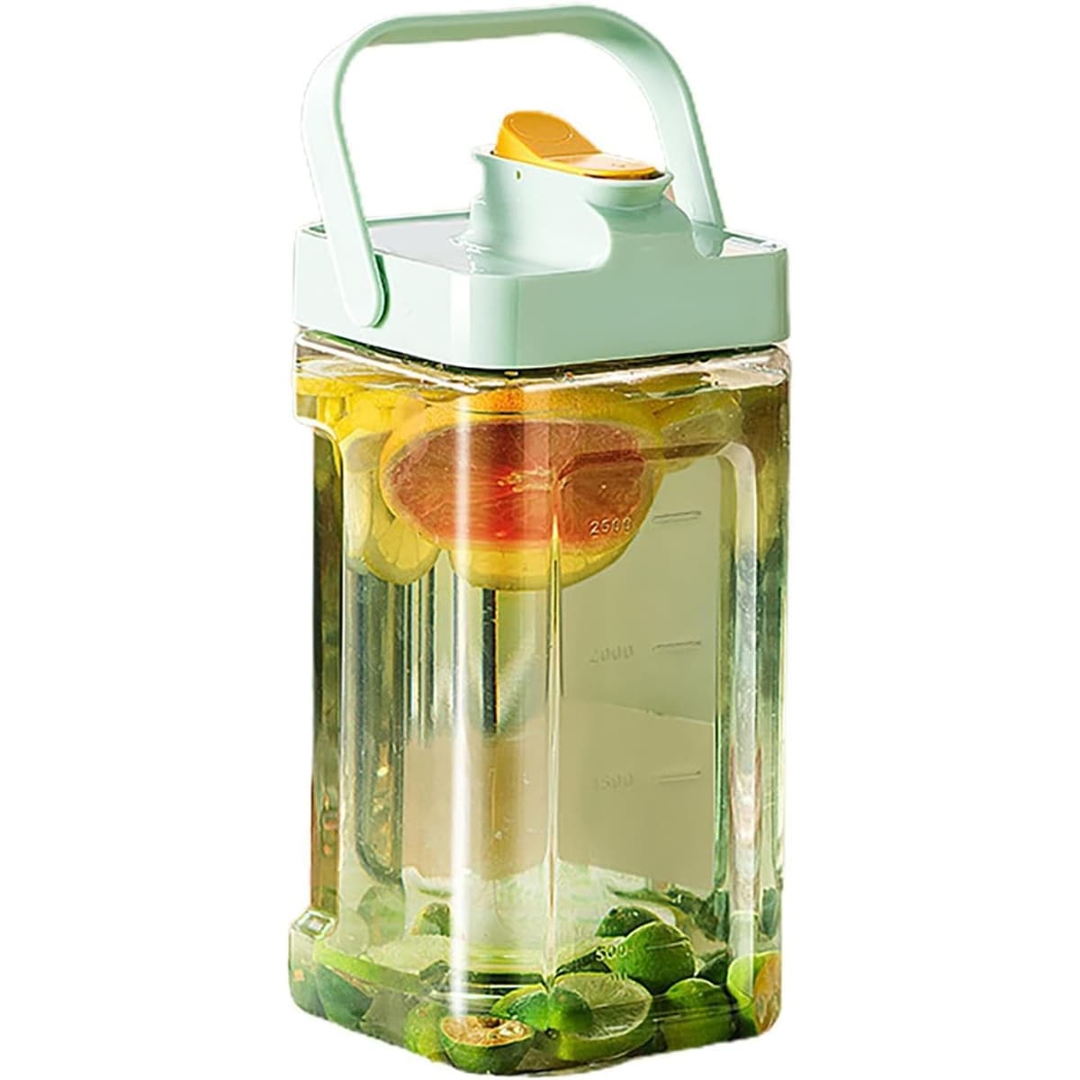 Dozator portabil pentru bauturi Flippy, 3.5 litri, capac etans, duza deschidere/inchidere, recipent din plastic, gradat