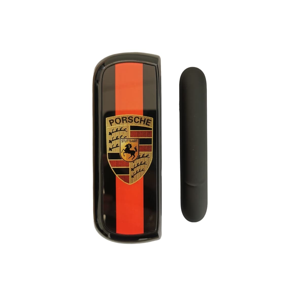 Set Husa Si Capac Plastic Flippy, pentru IQOS Iluma, de Protectie, Capac Magnetic, Anti Soc si Zgarieturi, 20 gr, 12 x 4 x