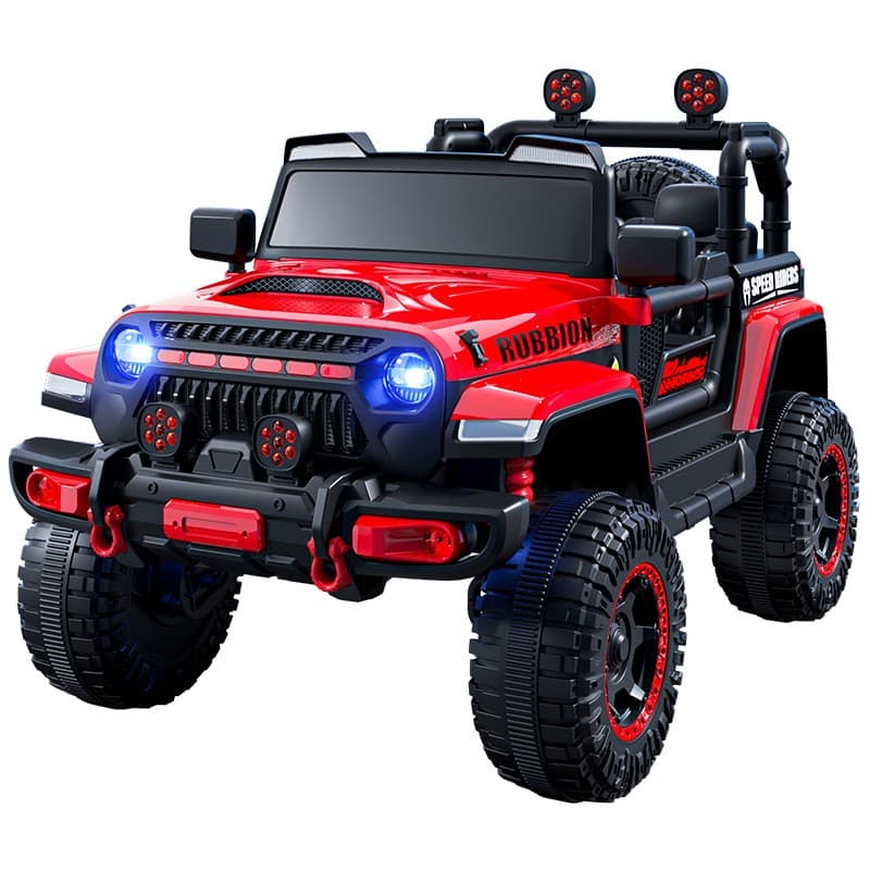 Masina Electrica pentru Copii, Flippy, Off-Road, Conectare Bluetooth, telecomanda, Tractiune Spate, Lumina Intermitenta