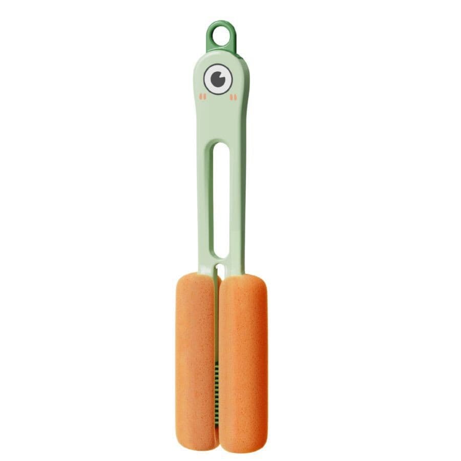 Perie de Curatat Pahare, Cani, Sticle, Flippy, cu Maner Lung si Burete, Accesorii pentru Spalarea Paielor si Capacelor, usor