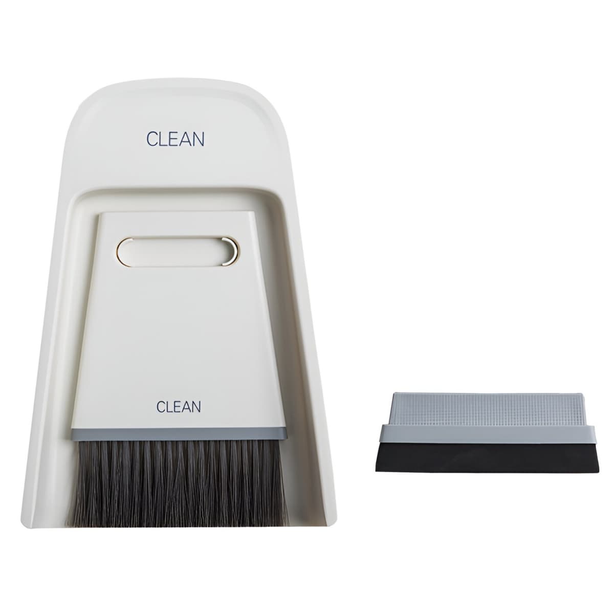 Set Mini Matura si Faras, Flippy, Uz Casnic, Doua Perii, pentru Birou, Bucatarie, Casa, 19.5x13.8x3.6 cm, Gri
