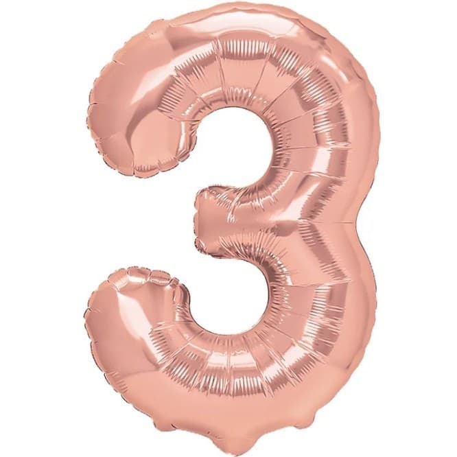 Balon din Folie Metalizata Flippy, Figurina Cifra, Tema Aniversare 100 cm, Ambalaj Individual, Pai inclus, Umflare cu Aer