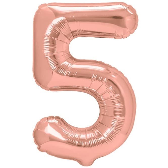 Balon din Folie Metalizata Flippy, Figurina Cifra, Tema Aniversare 100 cm, Ambalaj Individual, Pai inclus, Umflare cu Aer