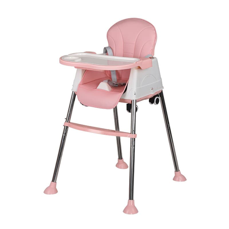 Scaun de Masa Pliabil 3in1, Flippy, Reglabil, Multifunctional, 3 Pozitii, Masuta si Husa Detasabile, Roti, Centura de