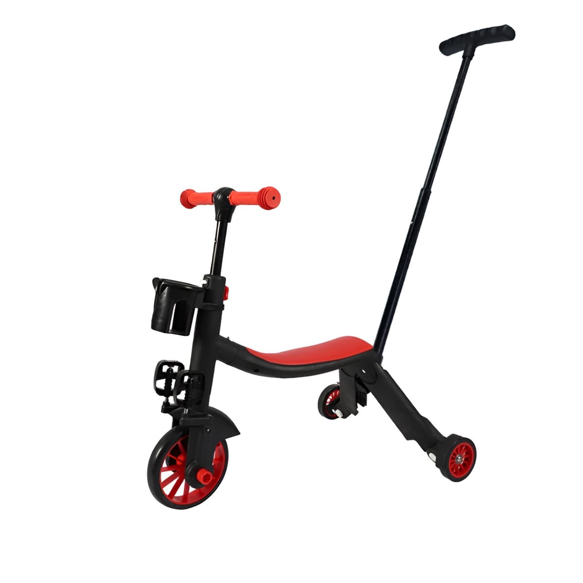Bicicleta 8 in 1, Flippy, Transformabila, Multifunctionala, Reglare Inaltime, cu Maner de Impingere Detasabil, Tricicleta