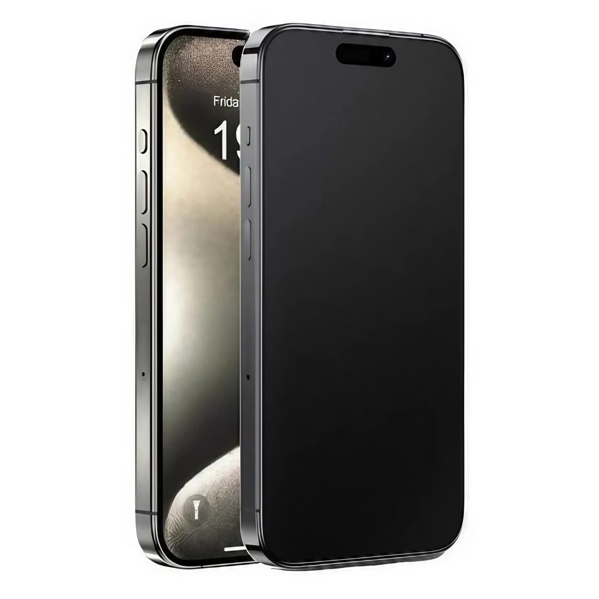 Folie de Protectie, Flippy, pentru iPhone 15 Pro Max, Full Cover, Matte Ceramics 9D, Anti-soc, Anti-amprenta, Margini Negre