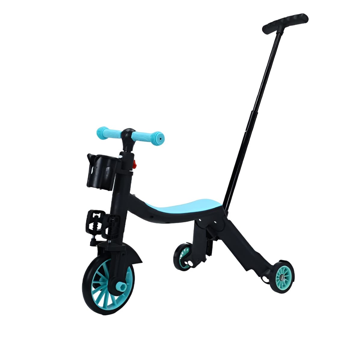 Bicicleta 8 in 1, Flippy, Transformabila, Multifunctionala, Reglare Inaltime, cu Maner de Impingere Detasabil, Tricicleta