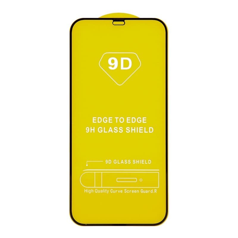 Folie de Protectie, Flippy, pentru Apple iPhone 15 Plus, Tempered Glass 9D, Full Cover, HD, Margini Negre, Transparent