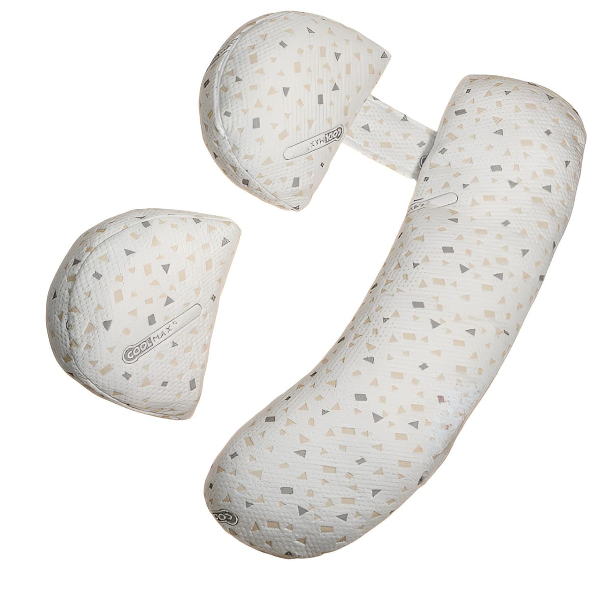 Set Perna pentru Gravide, Flippy, Husa Detasabila, Utilizare in Forma H si U, Reglabila, Latime Ajustabila, Proactive, Gri
