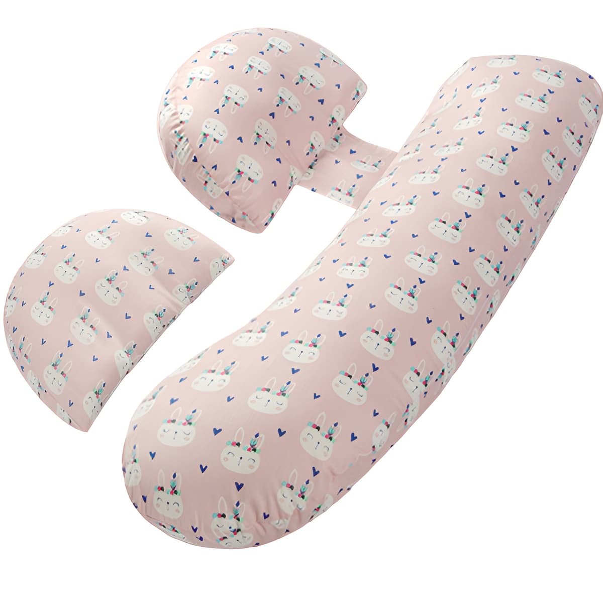 Set Perna pentru Gravide, Flippy, Husa Detasabila,Utilizare in Forma H si U, Reglabila, Latime Ajustabila, Proactive, Roz