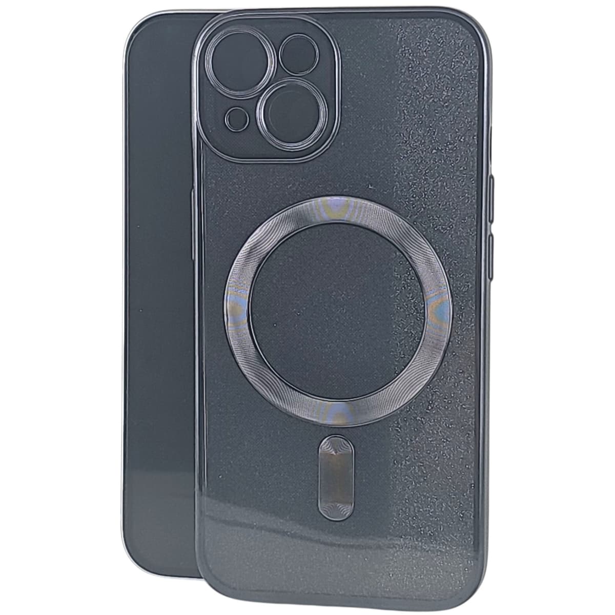 Husa de Protectie 2 in 1, Flippy, pentru Apple iPhone 15 Plus, Compatibila MagSafe, Magnetica, cu Protectie Lentila, din