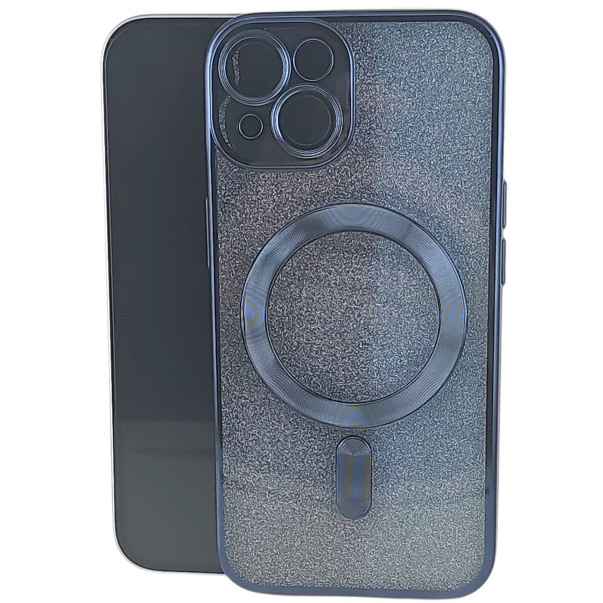 Husa de Protectie 2 in 1, Flippy, pentru Apple iPhone 15, Compatibila MagSafe, Magnetica, cu Protectie Lentila, din TPU