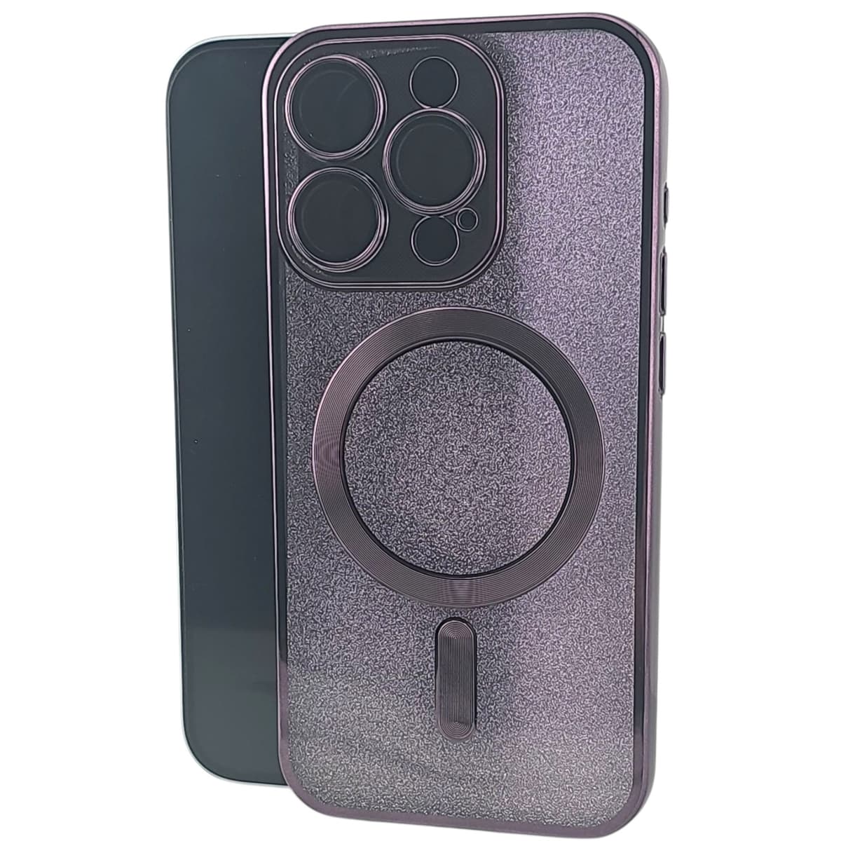 Husa de Protectie 2 in 1, Flippy, pentru Apple iPhone 15 Pro Max, Compatibila MagSafe, Magnetica, cu Protectie Lentila, din