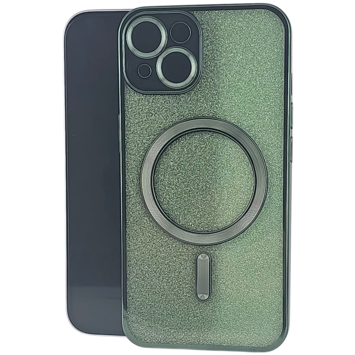 Husa de Protectie 2 in 1, Flippy, pentru Apple iPhone 15, Compatibila MagSafe, Magnetica, cu Protectie Lentila, din TPU