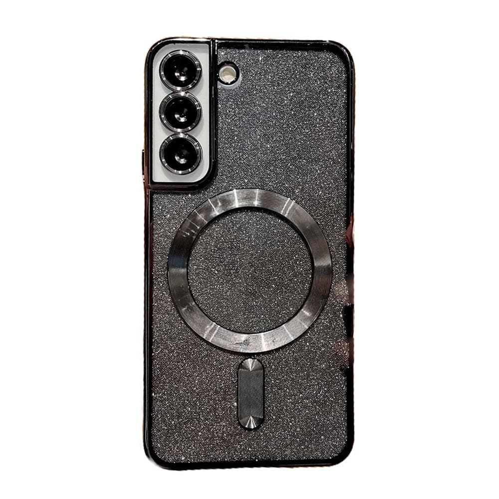 Husa de Protectie 2 in 1, Flippy, Husa pentru Samsung Galaxy S24 Ultra, Glitter Chrome Magsafe, din TPU, Magnetica, cu