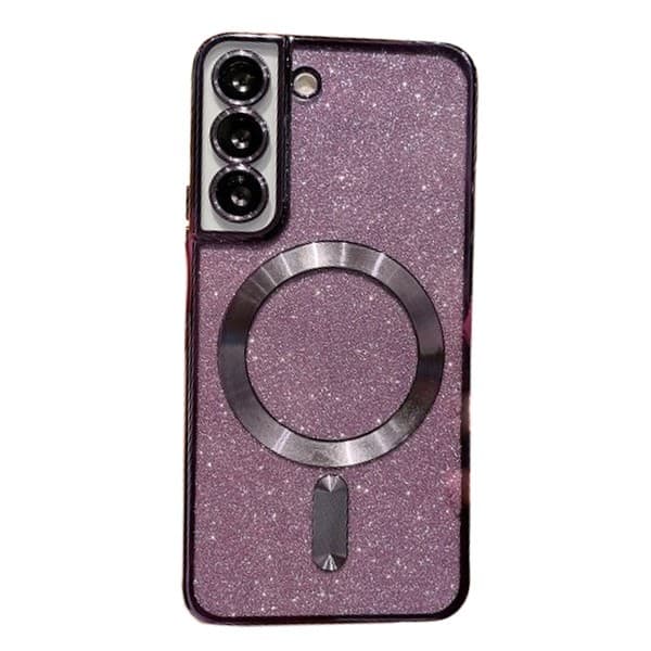 Husa de Protectie 2 in 1, Flippy, Husa pentru Samsung Galaxy S23 Ultra, Glitter Chrome Magsafe, din TPU, Magnetica, cu