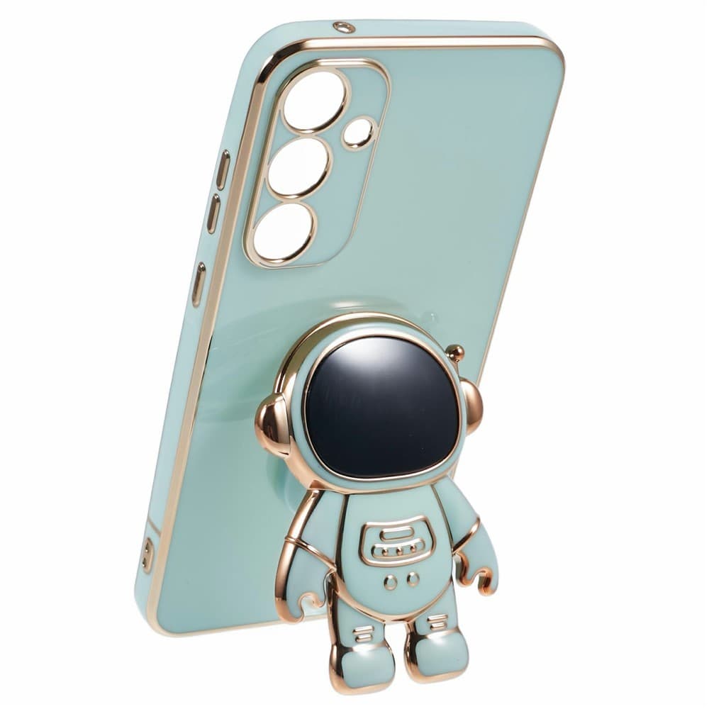 Husa Telefon 2in1, Flippy, Compatibila Samsung Galaxy S23 Plus, Carcasa TPU cu Suport Inclus Tip Astronaut, Protectie