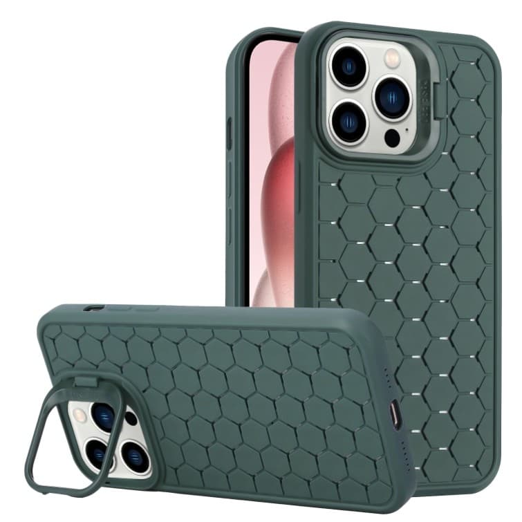 Husa de Protectie TPU, Flippy, pentru Apple iPhone 15 Pro, 3D Cube, cu Inel, Protectie Camera, Antisoc, Antizgariere