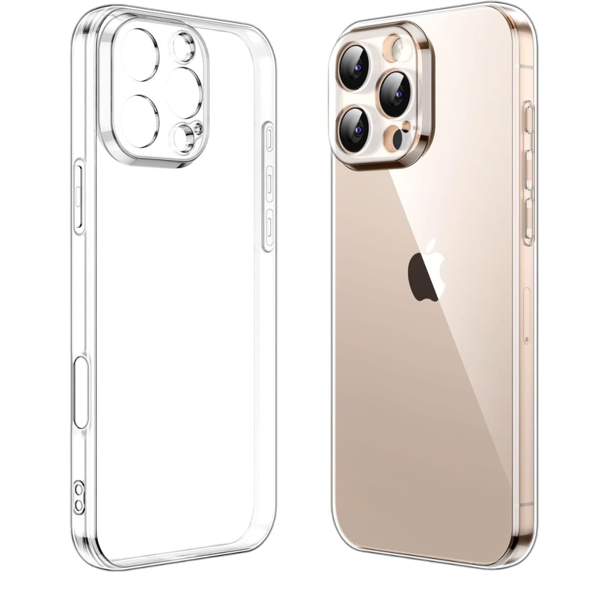 Husa de Protectie, Compatibila cu Apple iPhone 16 Pro, TPU, Antisoc, Rezistenta la Impact, Protectie Camera, Transparenta