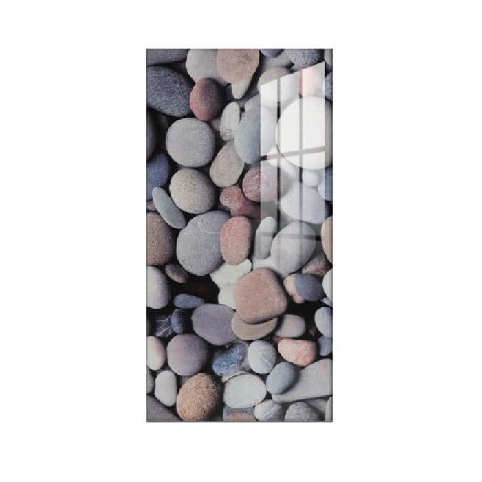 Set 10 Placi Tapet, Flippy, 60 x 30 cm, Grosime 1.5 mm, din PVC, Model Imitatie de Marmura, Suprafata acoperita 1.8 mp