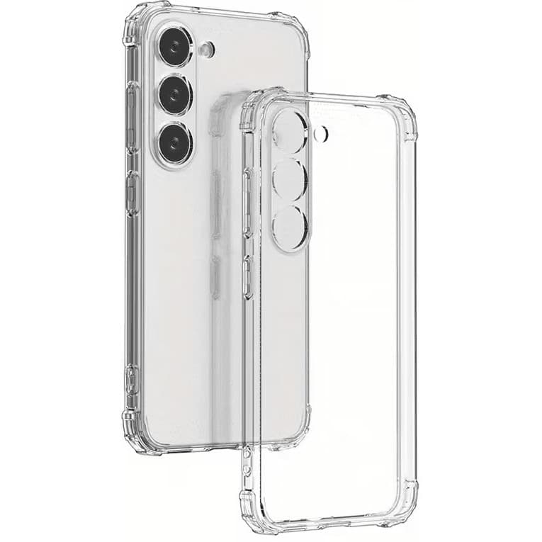 Husa de Protectie, Flippy, pentru Samsung Galaxy A55, TPU Protect Plus, cu Dust Plug, Transparent