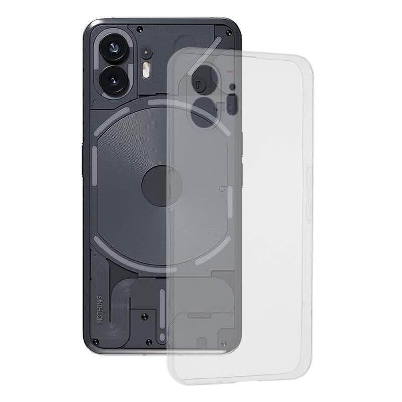 Husa de Protectie, Flippy, pentru Nothing Phone 2, TPU Protect Plus, cu Dust Plug, Transparent