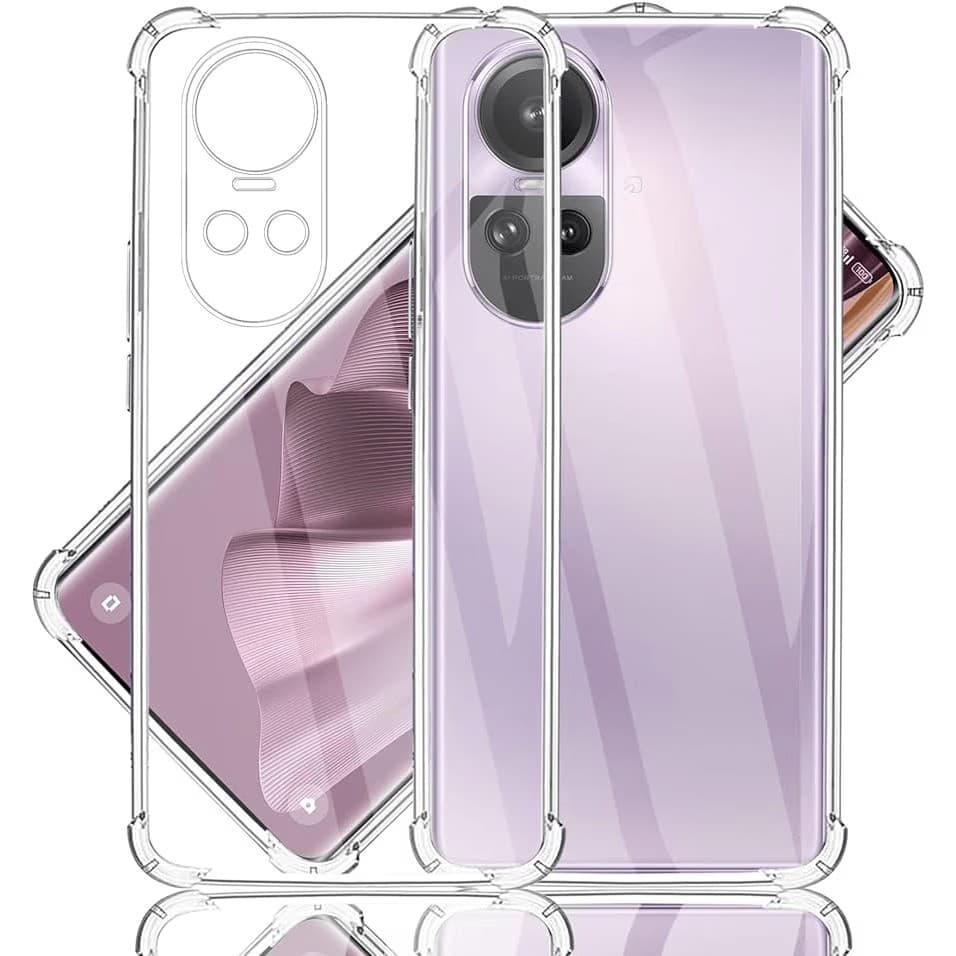 Husa de Protectie, Flippy, pentru Oppo Reno 10 Pro, TPU Protect Plus, cu Dust Plug, Transparent