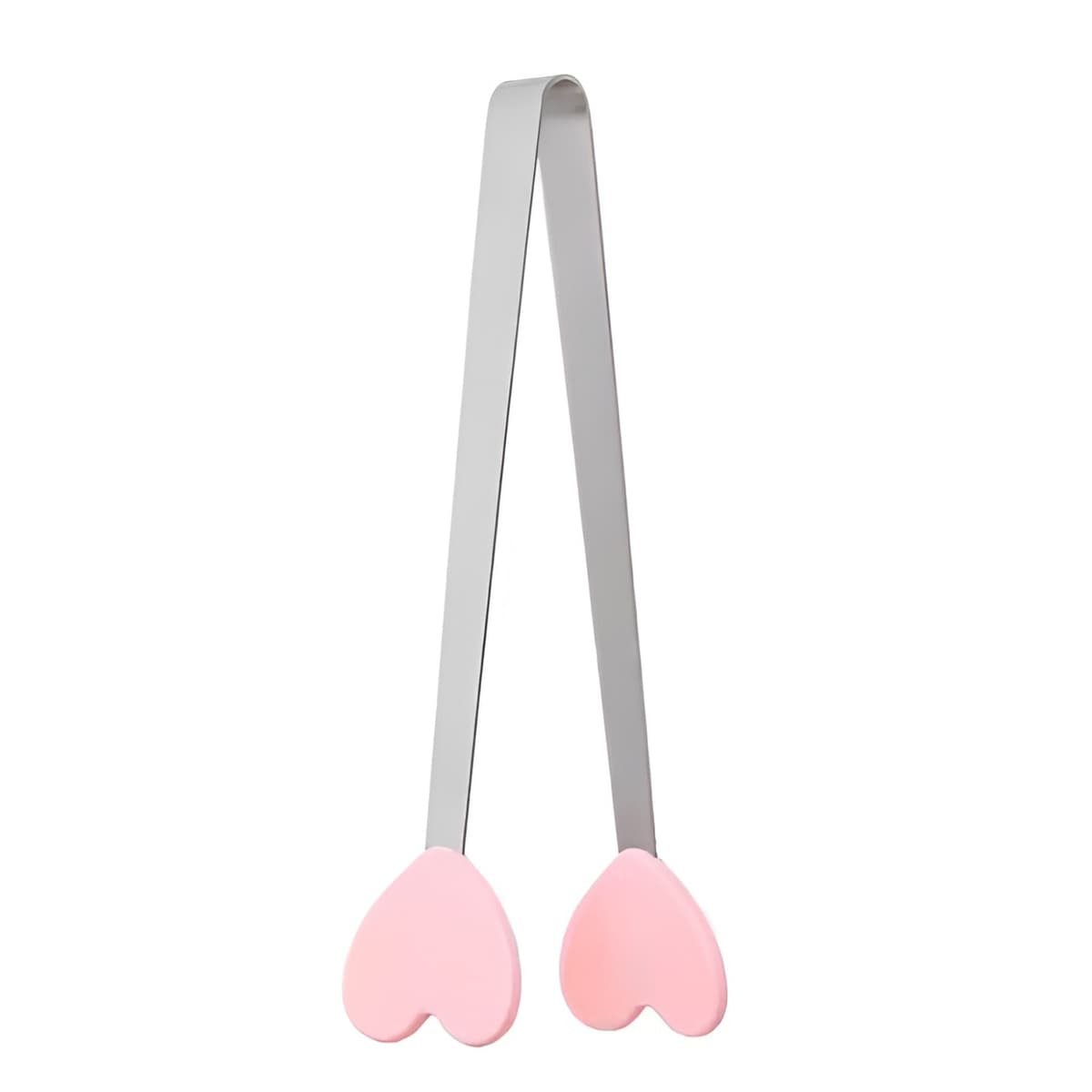 Cleste Creativ pentru Mancare, Flippy, Model Inimioare din Silicon, 14.5x3 cm, Rezistent la Temperaturi Inalte si Coroziune