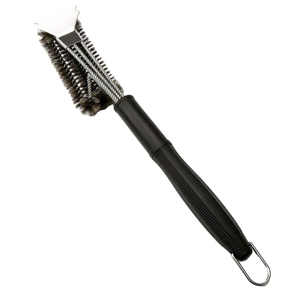 Perie de Sarma pentru Gratar, Flippy, Maner 45 cm, din Otel inoxidabil, 45X7X10, Negru