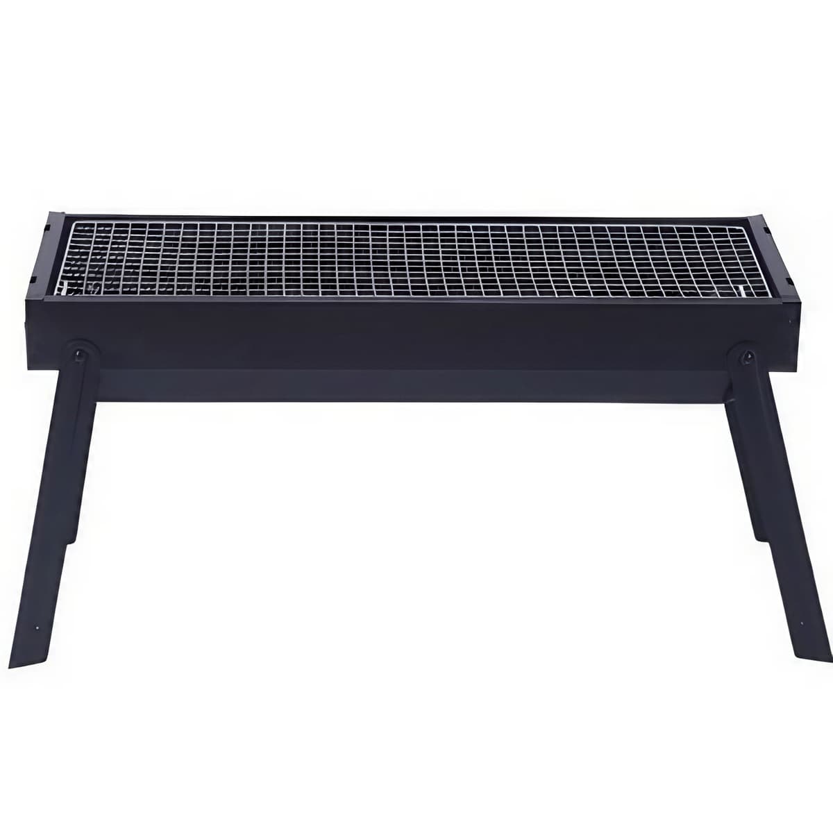 Gratar Portabil, Flippy, Confectionat din Metal, pentru Picnic, Gradina, Terasa, Camping, Dimensiuni Reduse, 60x22x23 cm