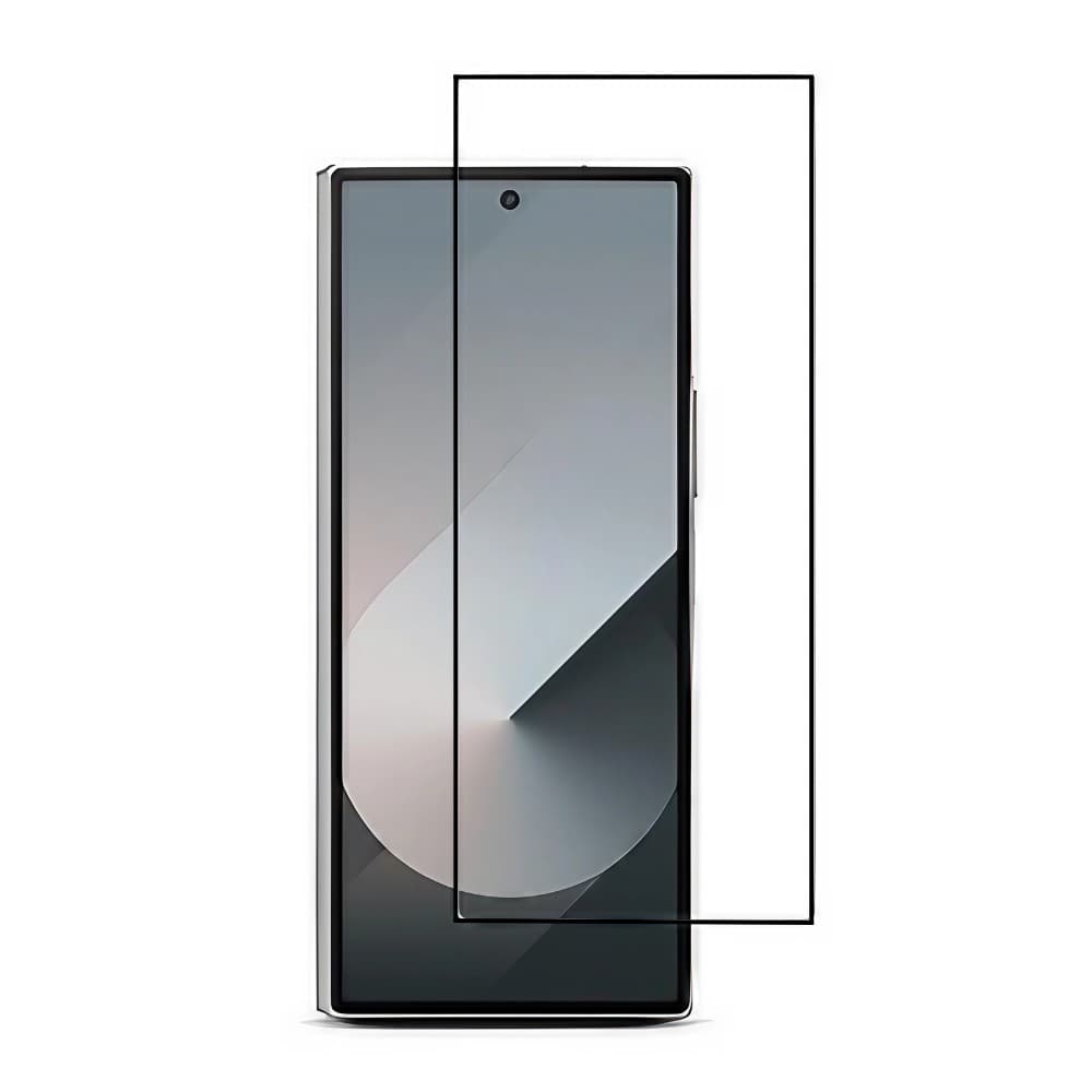 Folie Sticla Securizata, Flippy, Pentru Samsung Galaxy Z Fold 6 Ultra, Full Glue, Margini Negre, Transparent