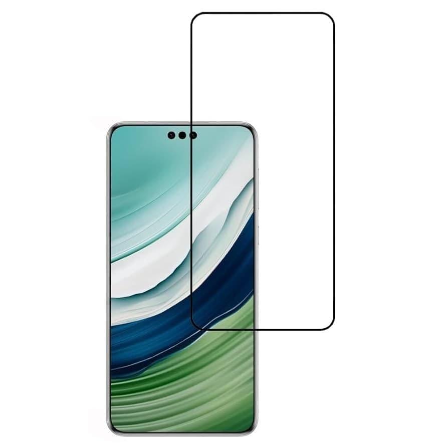 Folie Sticla Securizata, Flippy, Pentru Huawei Mate 60 Pro, Full Glue, Margini Negre, Transparent