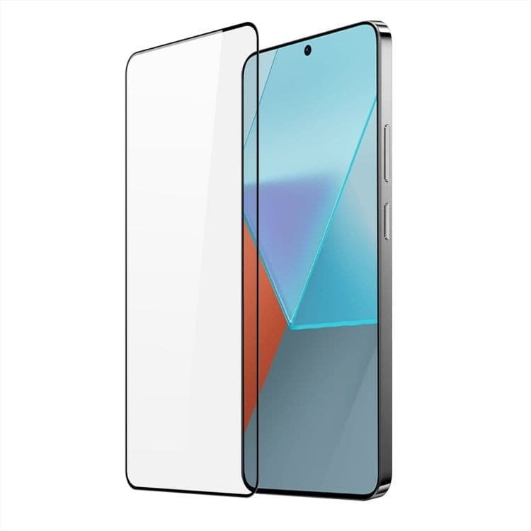 Folie Sticla Securizata, Flippy, Pentru Redmi Note 13 Pro 5G, Full Glue, Margini Negre, Transparent