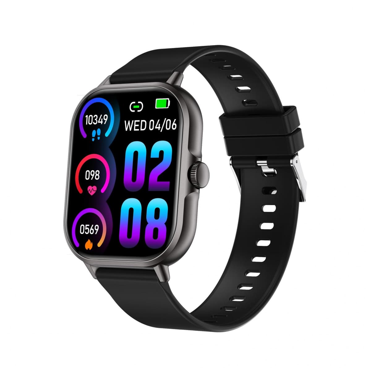 Ceas Smartwatch, Flippy, Editia H15, Apeluri Bluetooth, Afisaj 1.81 inch, Rezolutie 240 x 284, Puls, Siri, Baterie 180 mAh