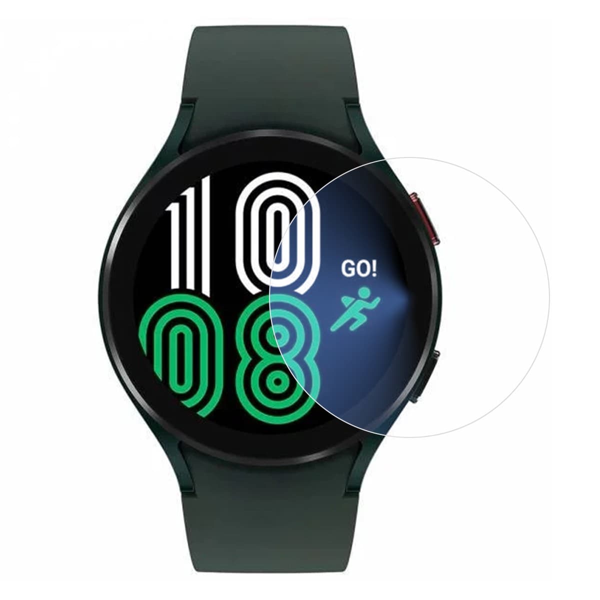 Folie Securizata pentru Samsung Galaxy Watch4 44mm, Flippy, Sticla de Protectie Compatibila cu Samsung Galaxy Watch4 44MM